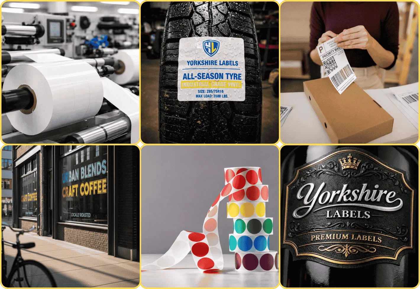 Yorkshire Labels product range